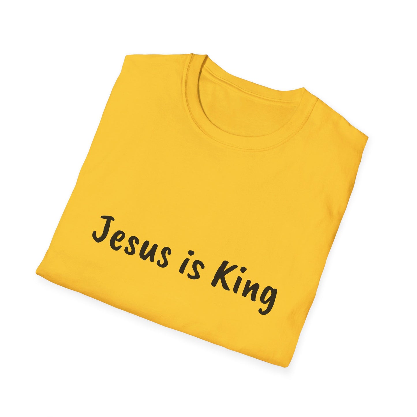 Jesus is King T-shirt handwritten